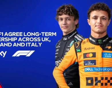 Sky extends exclusive Formula 1 rights in Italy, the UK and Ireland