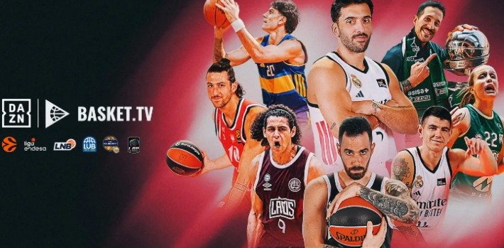DAZN expands its basketball portfolio with the acquisition of Basket.TV