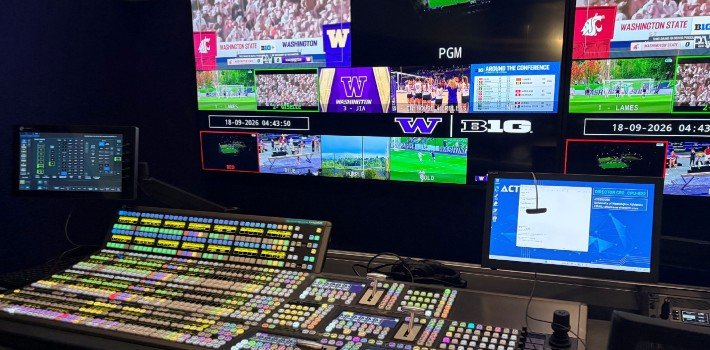 University of Washington launches four-control-room IP production facility with Grass Valley
