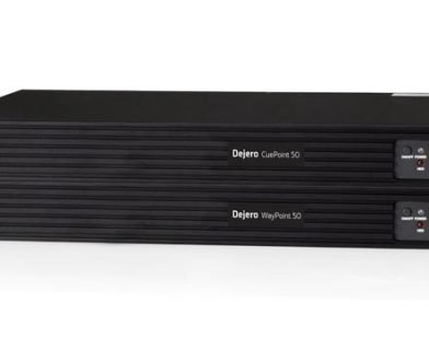 Rack pics of Dejero CuePoint 50 and WayPoint 50