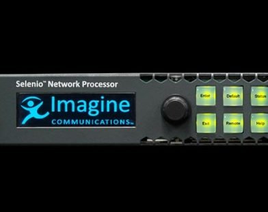 Close view of a Selenio Network Processor by Imagine Communications