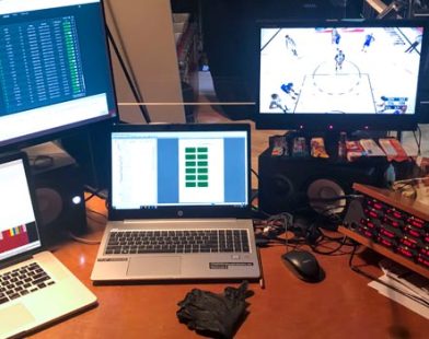Riedel's control solution for intercommunications systems Inside NBA Bubble