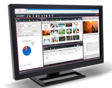 User interface of Ross Video's Streamline