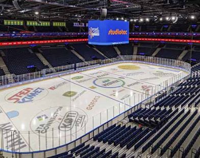 Ross Video collaborated with Broadcast Solutions Group to develop a cutting-edge live production technology system for Nokia Arena