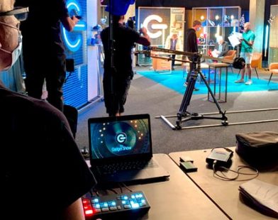 Atem Mini Pro (Blackmagic Design) deployed in the studio production of Channel 5's The Gadget Show