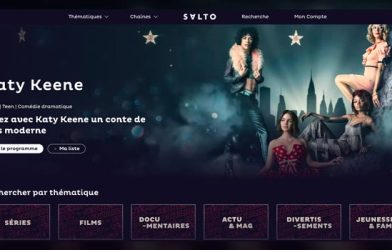 User interface of SALTO OTT platform