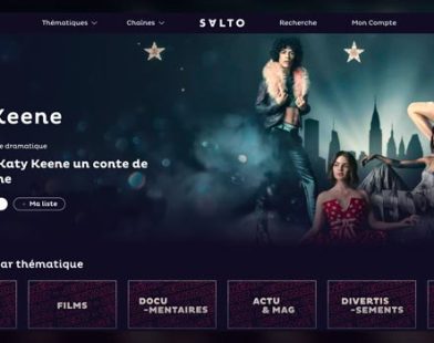 User interface of SALTO OTT platform