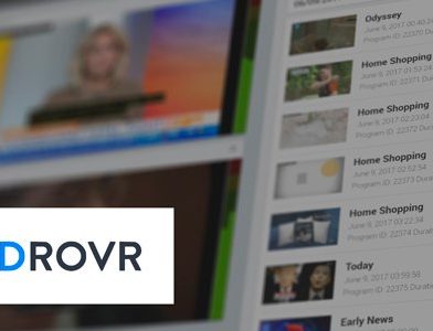 Logo of Vidrovr with video footage